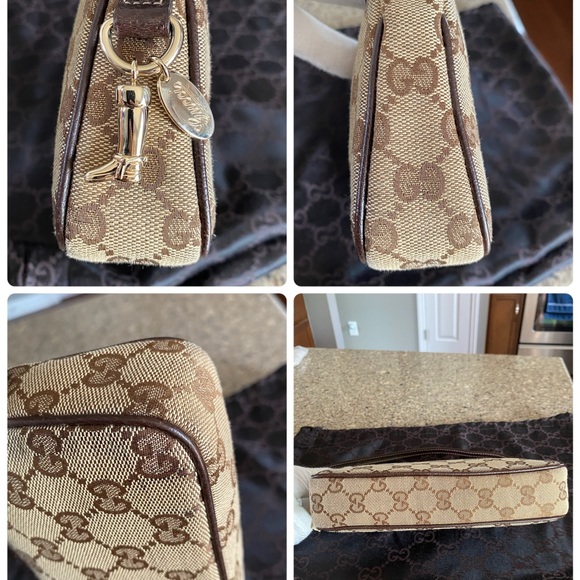 🤩Authentic GUCCI BAGUETTE Shoulder Bag Serial number:154432002122 - Picture 14 of 17